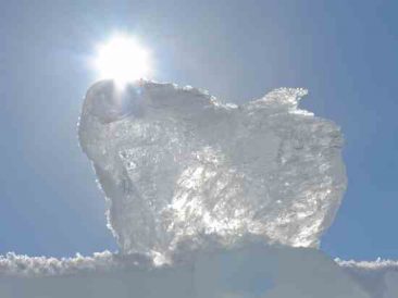 Child Falls in Icy Stock Tank Image